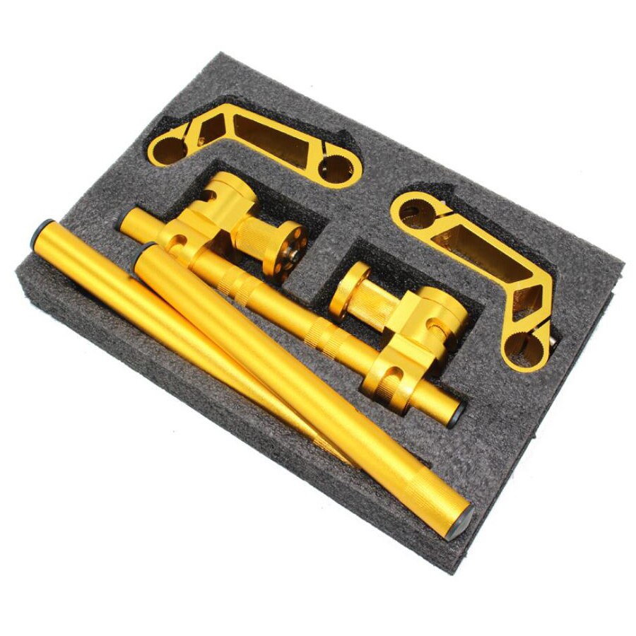 Guidon réglable de moto 7/8 &quot;22mm CNC en aluminium, système de barre de poignée amovible pour Motocross Scooter 125cc pour Pit Bike Dirt Bike: GOLDEN