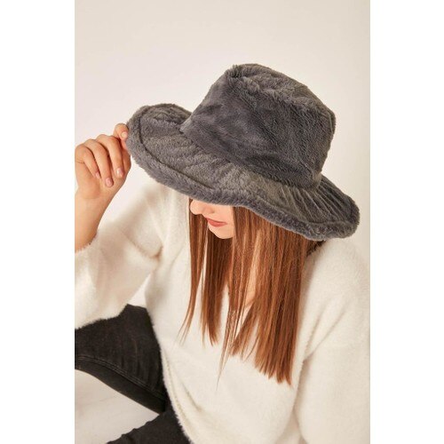 Felice boutique 12764 grijze fedora bucket hat