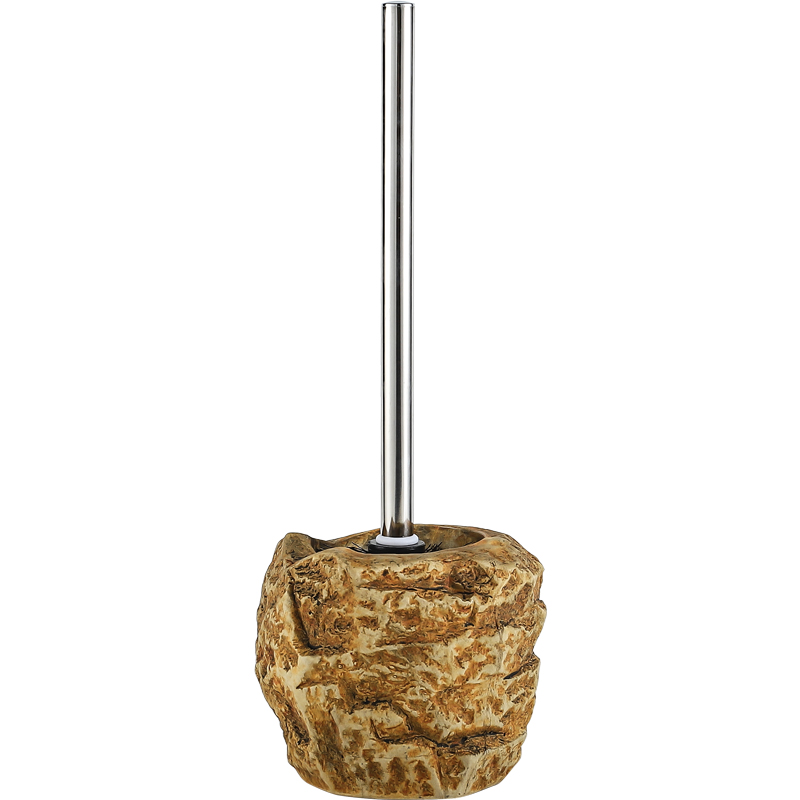 Stone Shape Toilet Brush Ceramics Floor-standing Holder Practical Cleaning Brushes Bathroom Accessories Clean Tool