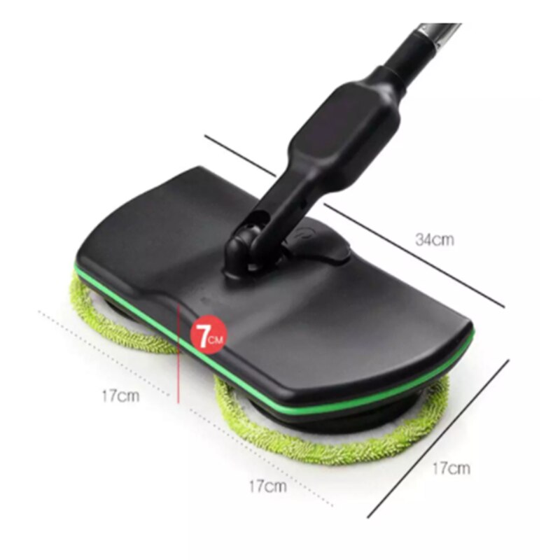 Serpillière électrique sans fil Rechargeable pour le nettoyage des sols, balai à vapeur rotatif sans fil
