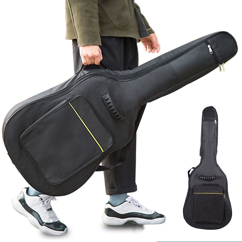 Gitaar Tas Voor 40 "41" XAZ5 600D Waterdichte Gitaar Case Dubbele Strap Padded Zwarte Gitaar Case Rugzak Schouder band Klassieke