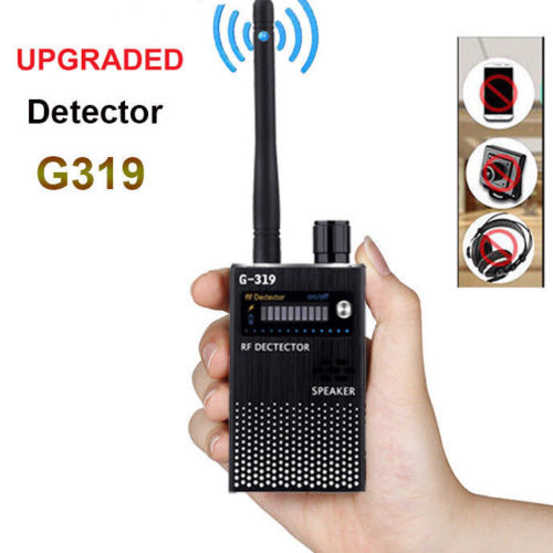 Medidor sem fio portátil g319, mini câmera, scanner e localizador de sinal rf, 1mhz-8000mhz