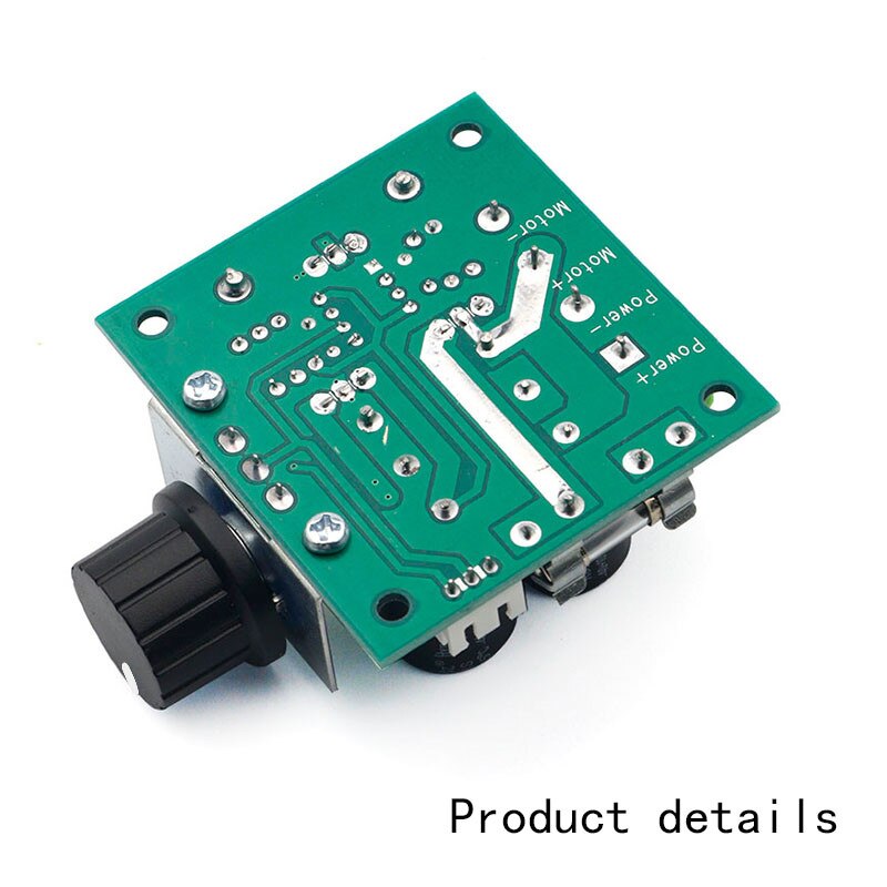 Dc 12v 24v 30v 40v 13 khz automatische pwm dc motor snelheidsregelaar gouverneur snelheidsregelaar schakelaar 10a 50v 1000uf