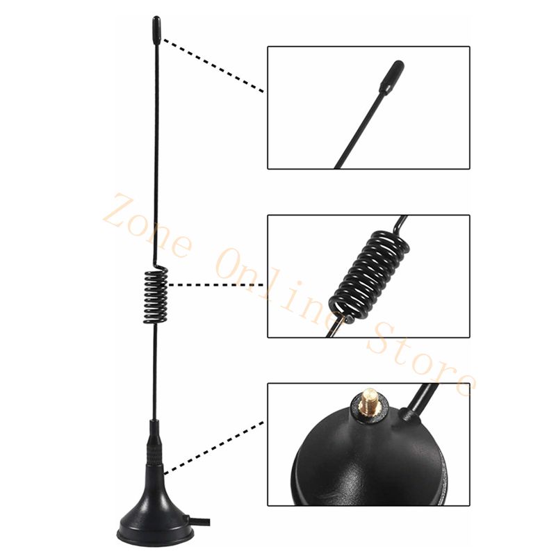 Neue FM-Stereo-Antenne mit Magnetfuß, 75 Ohm männlicher FM-Antennen-Bausatz für Stereo-Empfänger, Tisch-Radio-Empfänger