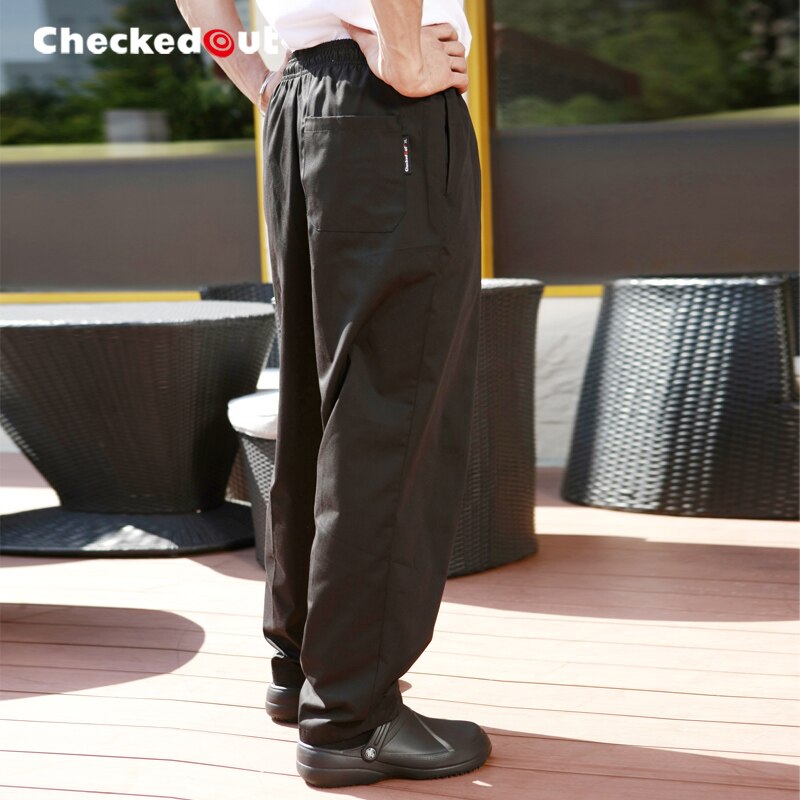 Brands checkedout Chefs Work Pants Hotel Restaurant Waiter Overalls Clothes Waiter Pants Chefs Work Pants