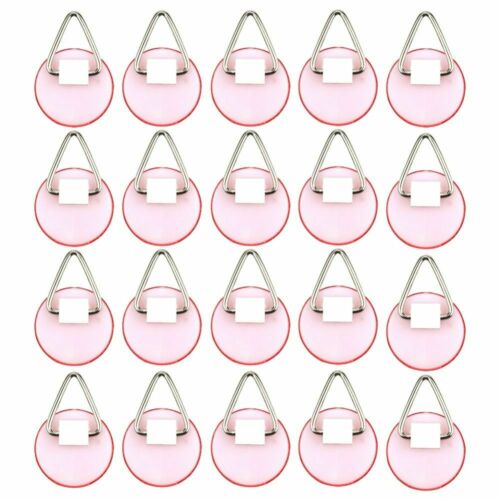 wall hanger hook 2.2cm Invisible Adhesive Plate for Wall (20 Hanger Vertical The Set Plate Holders Pack) Multi-Purpose Hooks: 20pcs  2.2cm
