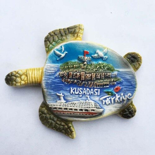Turkey Istanbul Fridge Magnet Souvenir Turquia Bodrum Alanya Kemer 3d Tourism Magnets Home Decor Refrigerator Magnets Ideas: Kusadasi 2