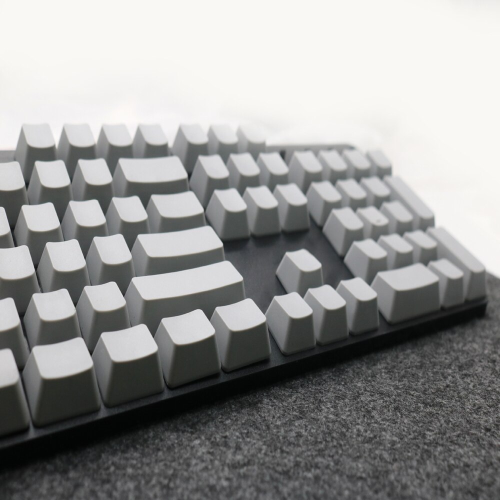 Keycap Set - PBT Plastic - Blank Personality Keycaps - Multicolor Options