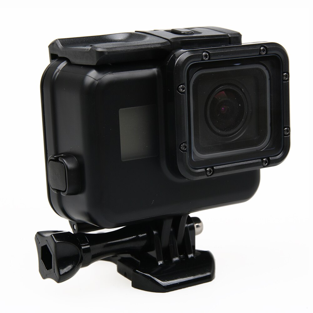 Coque étanche sous-marine de 60m pour GoPro Hero 6 5 7, housse de protection pour plongée sous-marine noire, support de boîtier, accessoire