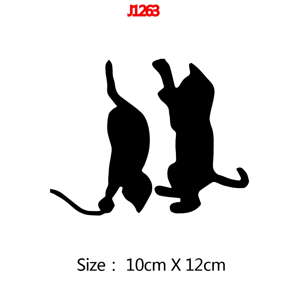 Diy kat aftagelig kunst vinyl wallstickers stue soveværelse vægmaleri: Stil 3