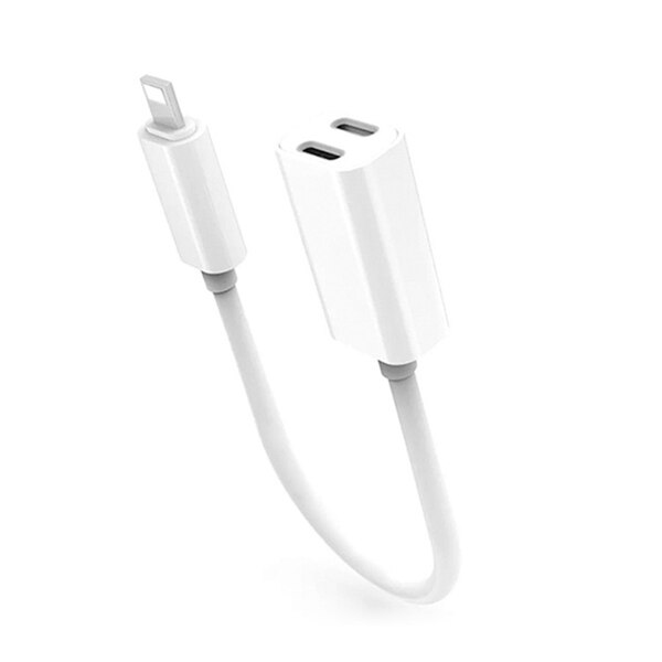 ! Accezz Dual Opladen Luisteren Verlichting Adapter Oortelefoon 2 In 1 Opladen Voor Iphone Audio Voor Iphone X 7 8 Plus ios 11 Connector: Default Title