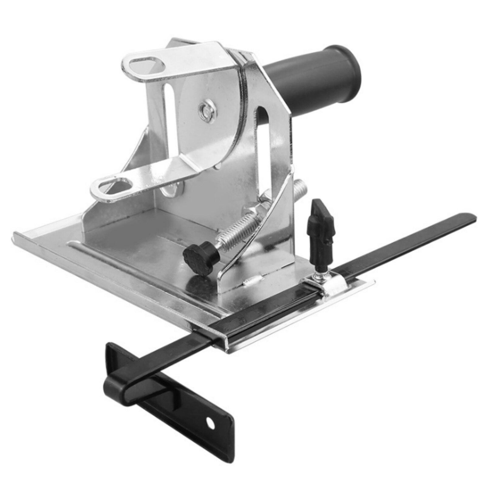 0-22mm 45°/90°/180° Angle Grinder Holder Thick Steel Base for 100mm Angle Grinder Cutter Holder DIY Tool Accessory