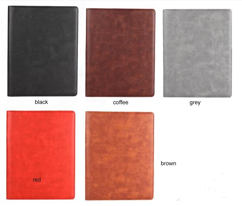 Map A4 document organizer houder padfolio mappen aktetas voor conferentie handtekening met gsm houder clip 1218B