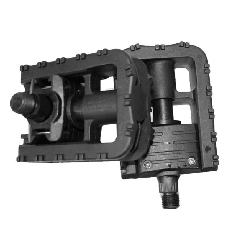 1 par de pedales plegables para ciclismo y bicicleta, apoyapiés antideslizantes para ciclismo, pedales plegables de seguridad para bicicleta de montaña y carretera
