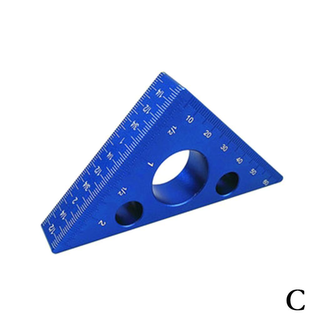 Aluminum Alloy Right Angle Ruler DIY Woodworking Triangle Ruler measuring tools Woodworking Ruler