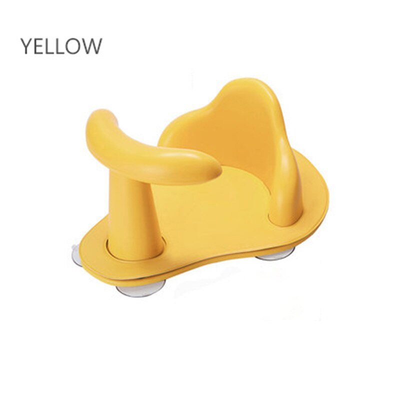 Baby Bathtub Ring Seat Infant Child Toddler Kids AntiSlip Chair Tub Seat Baby Bathtub Pad Mat Chair Baby Care Child Bathing Seat: yellow