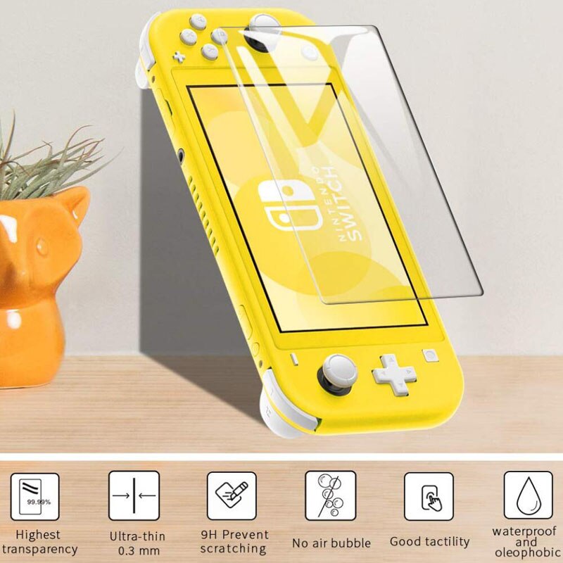 Vetro temperato 20D per Nintendo Switch Lite proteggi schermo schermo Ultra sottile antideflagrante protettivo per Switch Lite