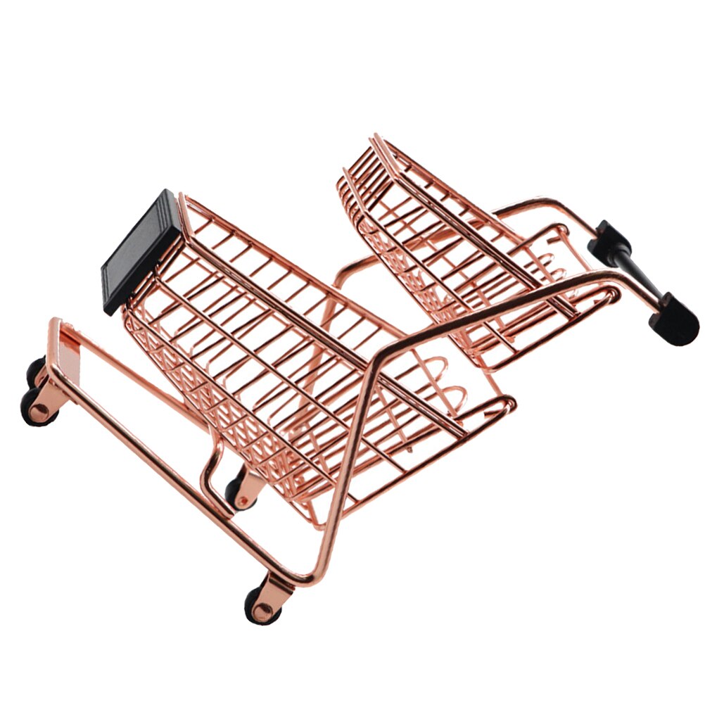 mini zakupy wózek mini wózek Tabela biurko przechowywanie narzędzie Dom dekoracja