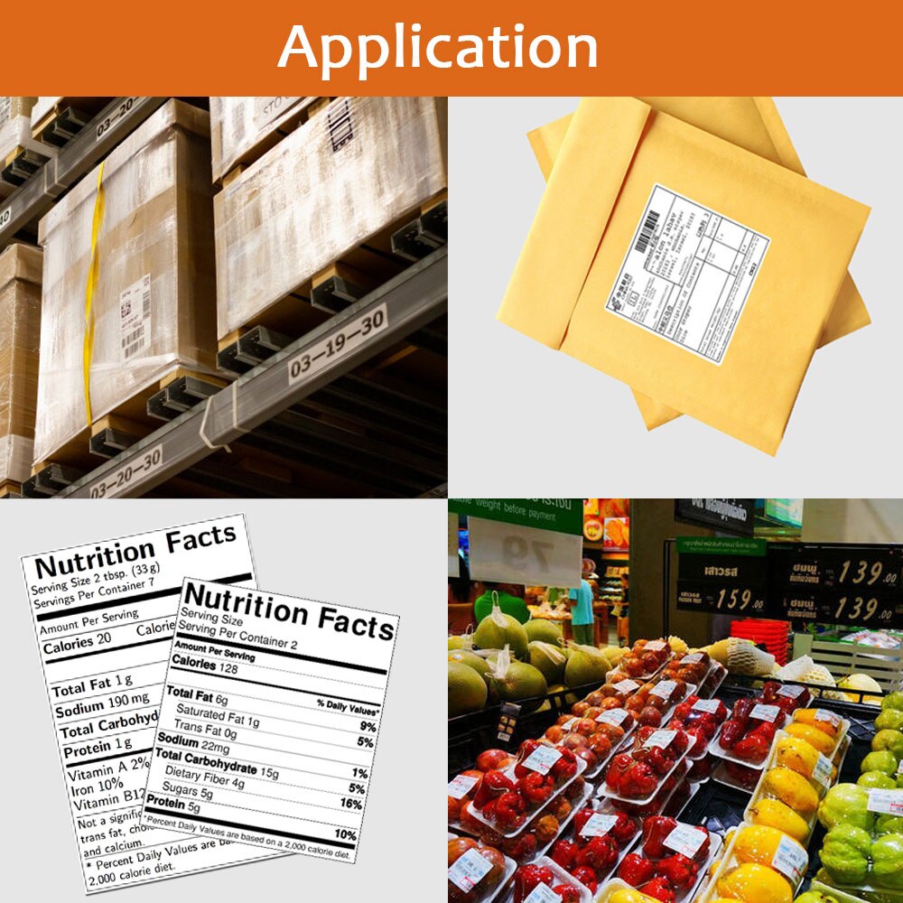 DK-2205 22205 Thermisch Papier Label 62Mm * 30.48M Continue Lengte Adres Label Voor Brother QL-600 QL-700 Label printer