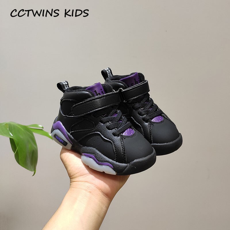 Cctwins barnesko vinter baby takrenne merke uformelt sko låve sport jenter jenter svart varme trenere  fs3115