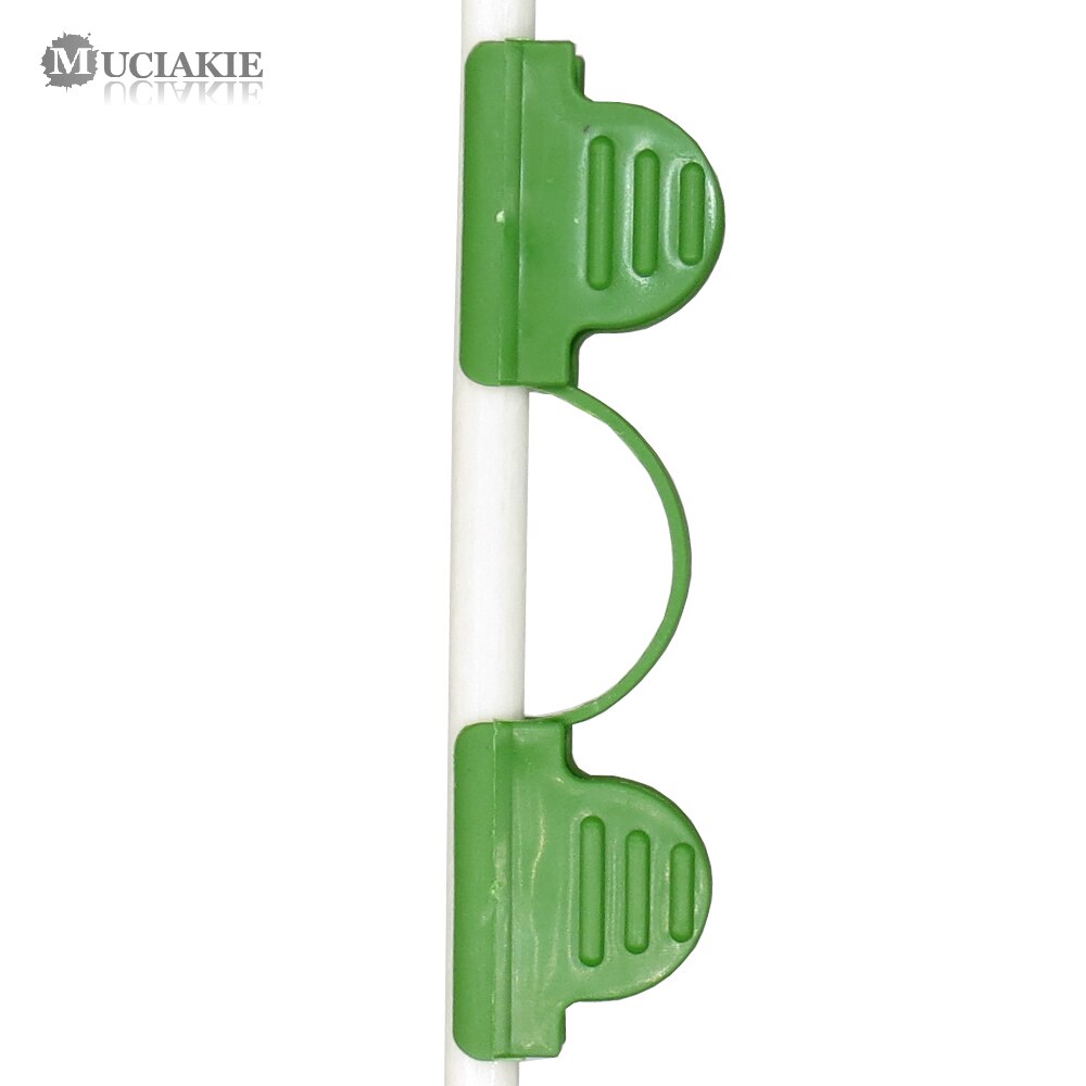 MUCIAKIE-boquilla de refracción de 80LPH, conjunto de Micro aspersor de estaca de 50cm con tubo de estaca de cabeza, Estaca de fibra de vidrio, 10 Uds.