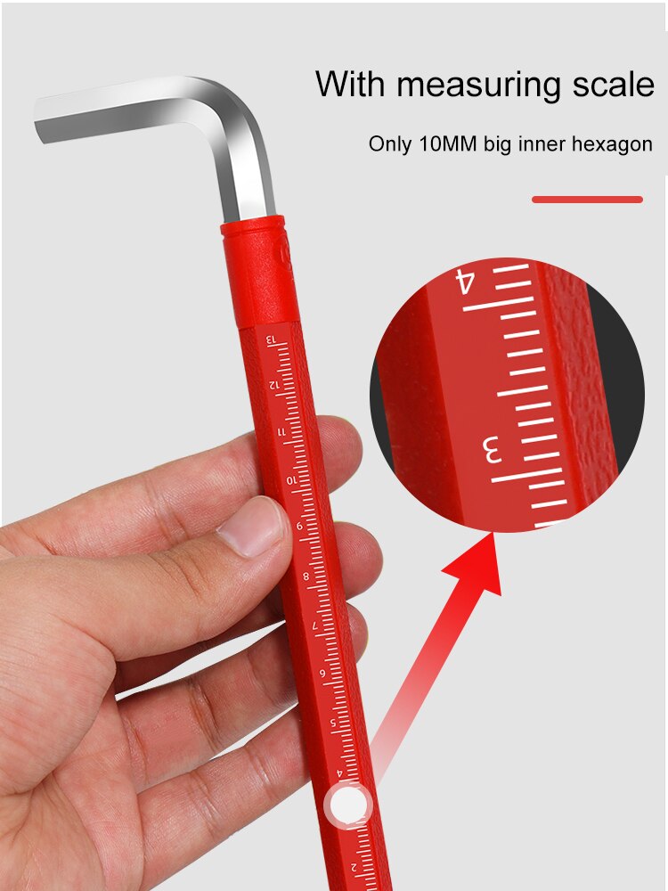 Magnetic Allen Wrench Rainbow Set Inner hexagon and inner 6 corner tools Screwdriver Universal Hexagonal Wrench Torx Pozi