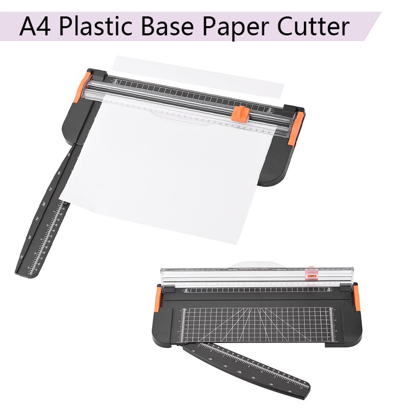 Portable A4 Plastic Base Ruler Paper Cutter Cutting Mats Office School Supplies Trimmer Scrapbooking Tools Cutting Machine