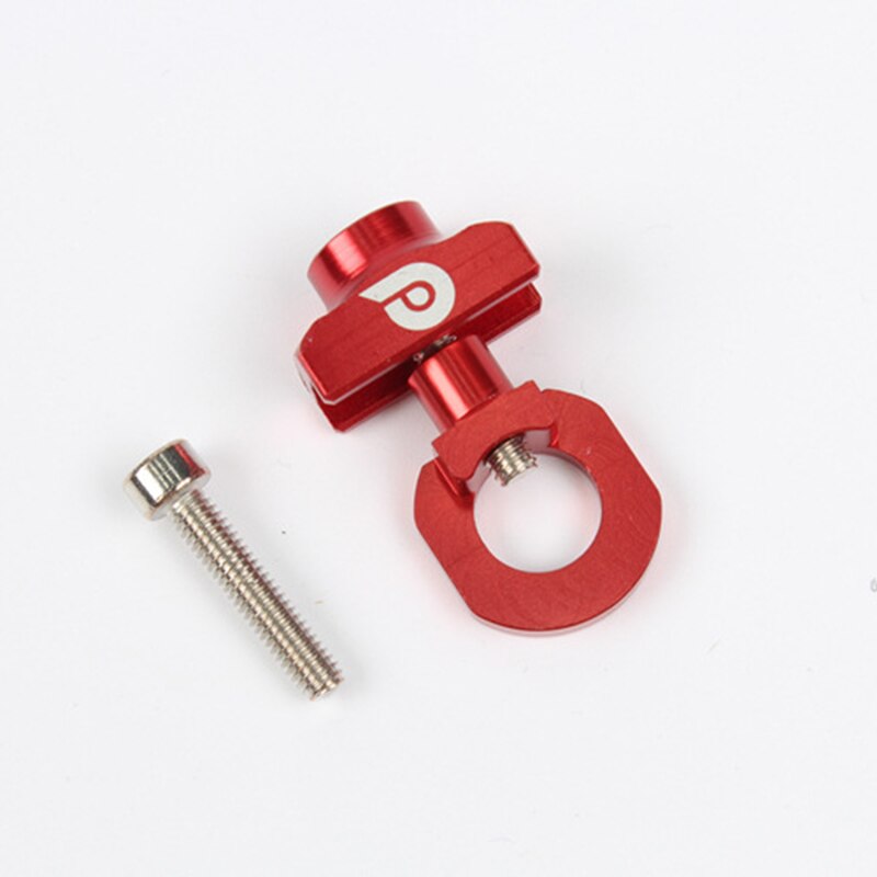 1/2pc Bicycle Chain Adjuster Tensioner Fastener Aluminum Alloy Bolt for BMX Fixie Bike Single Speed Bicycle Bolt Screw Bike Part: 1pc red