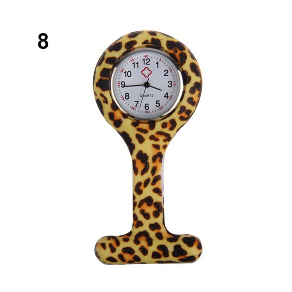 Silicone Silicone Nurses Watch Brooch Tunic Fob Pocket Stainless Dial Watches LXH: Style 8