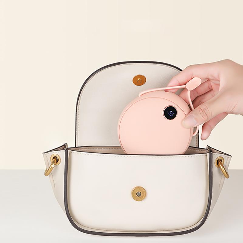 Przenośny ogrzewacz robić dłoni z paskiem na szyję elektryczny podgrzewacz robić rąk regulacja temperatury USB akumulator mini grzejnik ciepła ręka i szyja