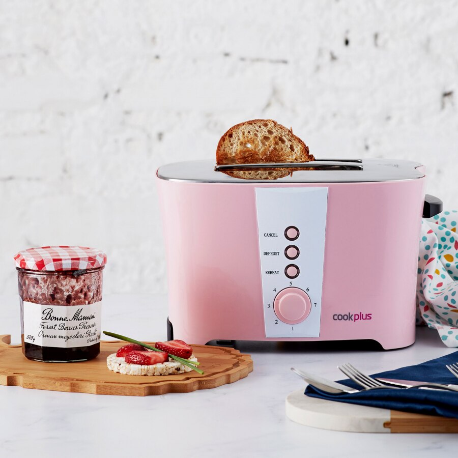Cookplus rosa brødrister