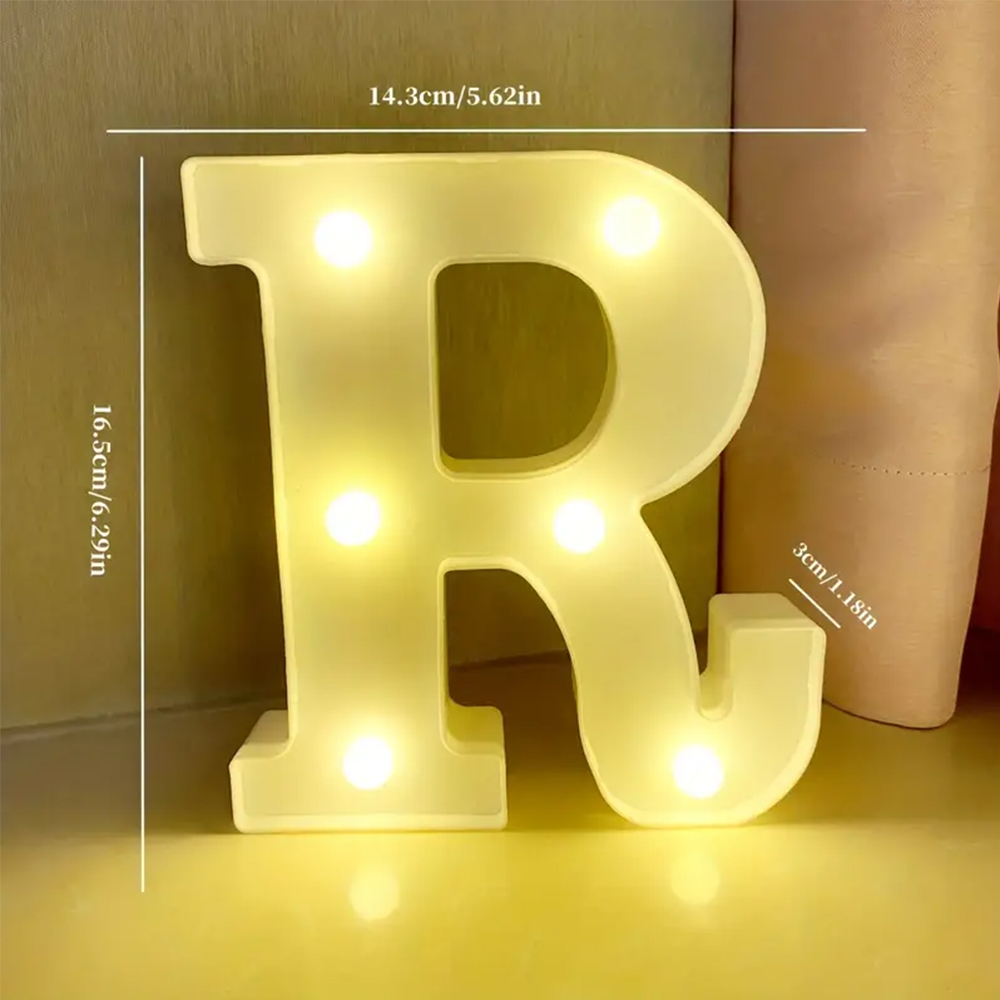 1pc Decorative Letter Led Light Emitting Decoration Battery Night Light Used For Family Weddings Birthdays Parties Letter Lights: Pink