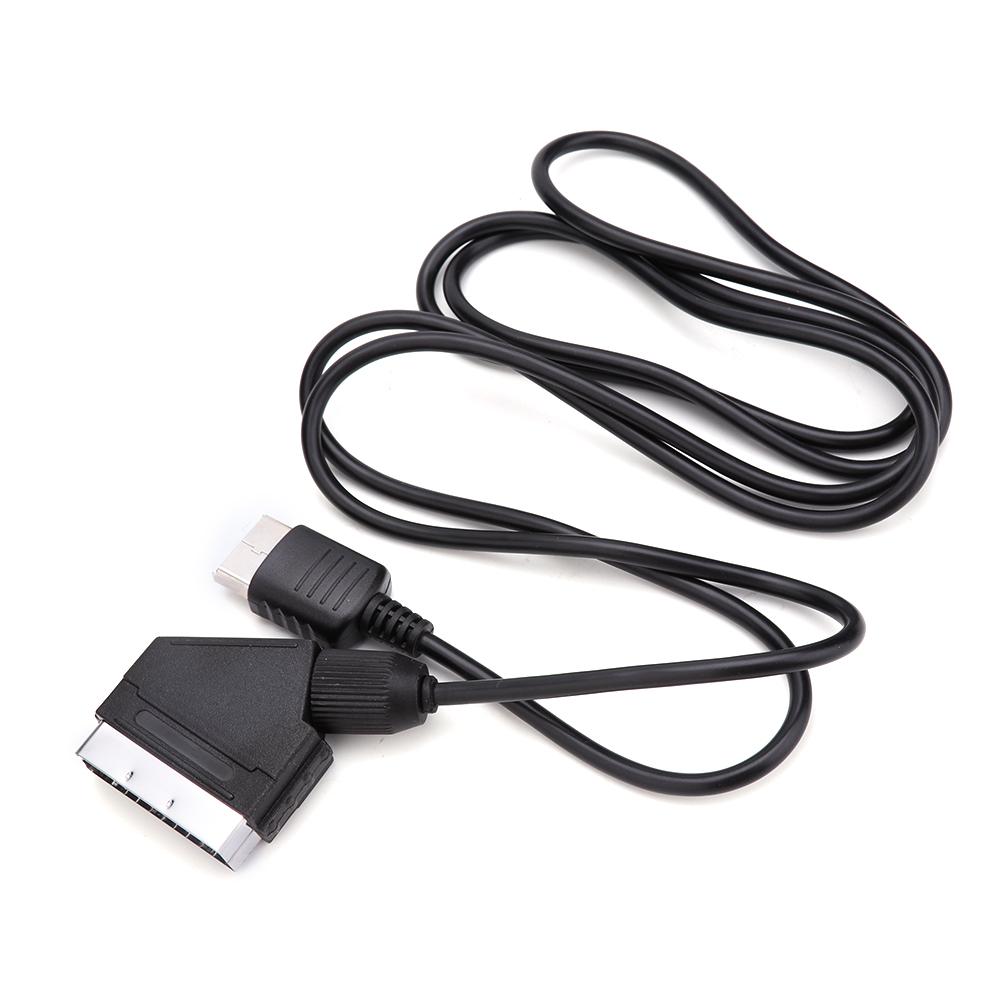 RGB Scart Cable Adapter 1.8m/6ft VGA RCA Audio Cable Cord for SEGA Dreamcast DC PVC RGB Scart Cable for SEGA Dreamcast DC
