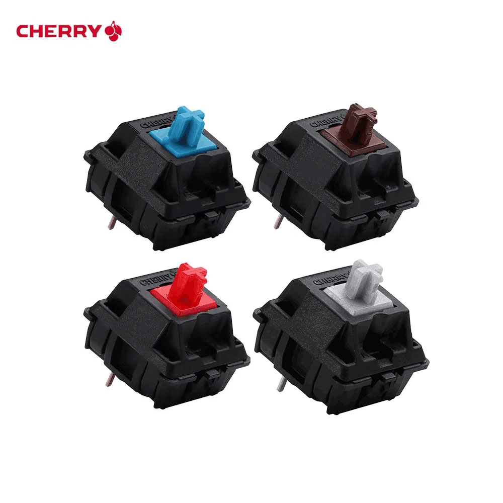 Oryginalna niemcy fabrycznie nowy przełącznik Cherry MX1A MX klawiatura mechaniczna brązowy niebieski czerwony srebrny przełączniki kliknij liniowy przełącznik dotykowy