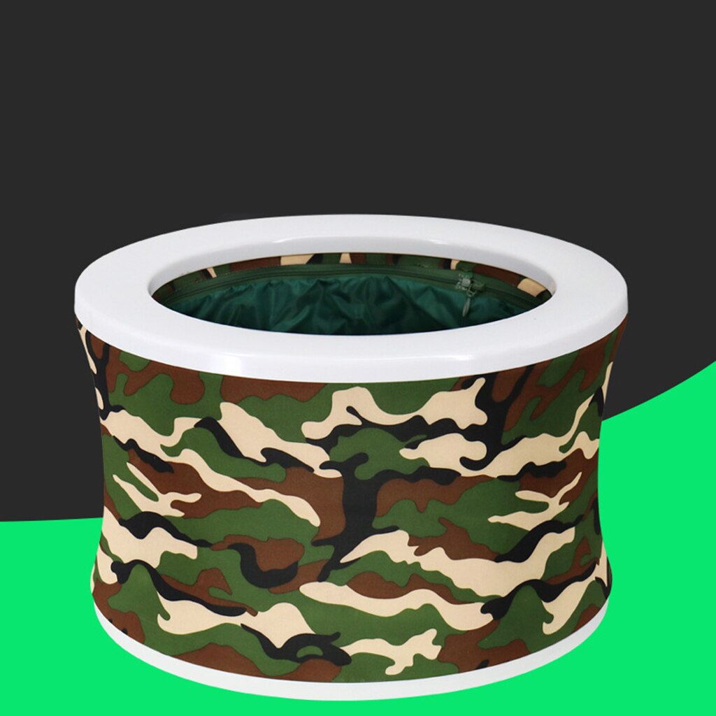 Portable Adults Folding Toilet Car Commode for Camping Hiking Trips ,Lightweight