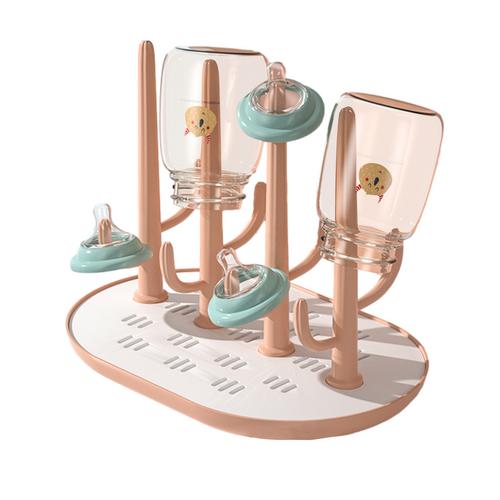 Baby Fles Droogrek Baby Fles Schoonmaken Droger Afdruiprek Opbergrek Boom Vorm Rack Voor Baby Flessen Verwijderbare: D
