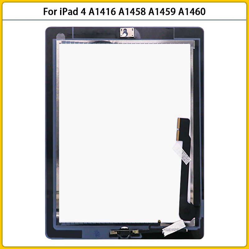 9.7&quot; Touchscreen For iPad 4 A1458 A1459 A1460 Touch Screen Panel Digitizer Sensor LCD Front Outer Glass Button Replace
