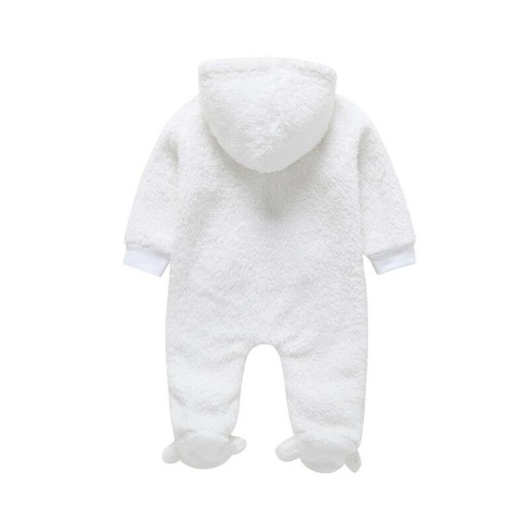 -né bébé vêtements chaussures garçons filles à capuche barboteuse mignon dessin animé bébé barboteuses une pièce pyjamas mignon polaire barboteuse