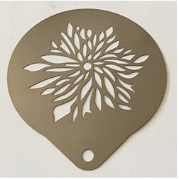 1 Pc Koffie Latte Cappuccino Barista Art Stencils Cake Stofdoek Sjablonen Koffie Gereedschap Accessoires Gusto Nespresso Zavarnik Dolce: K