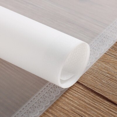 20 Pcs Waterdichte Bloemen Inpakpapier Lace Border Plastic Wrapping Film Bloemist Levert Koreaanse Boeket Bloem Papier: 4