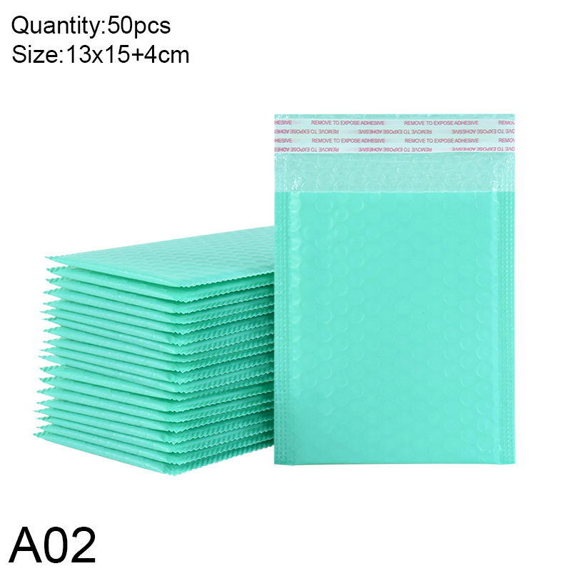 50pcs Bubble Mailers Padded Envelopes Bags Blue Purple Self-Seal Packaging Business Supplies Bubble Padding Bags: Fluorescence Yellow