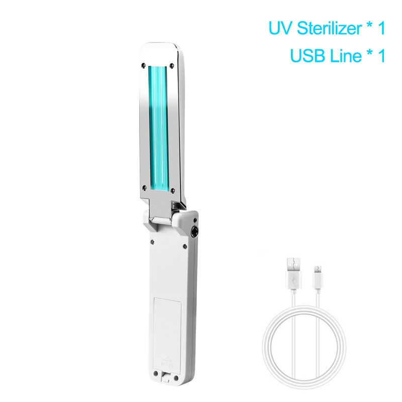 UV Sterilizer Portable UVC Lamp Strilizer Desinfection Light 253 nm Ultraviolet Lamps 5V Home Personal Germicidal: Default Title