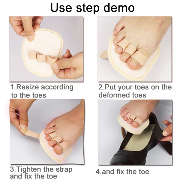 Pedifix Toes Straightener Pad Budin Splint Hammer Toe Corrector Set AIA99