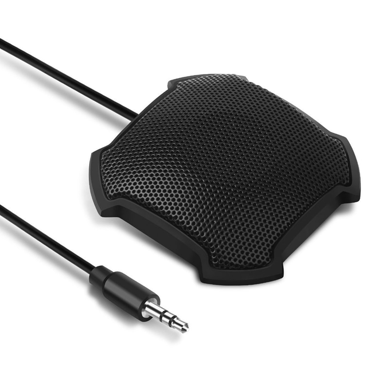 Condenser Microphone 3.5Mm Plug Mic Tabletop Omnidirectional Pc Computer Conference Microphone For Skype Voip Call Voice Chat