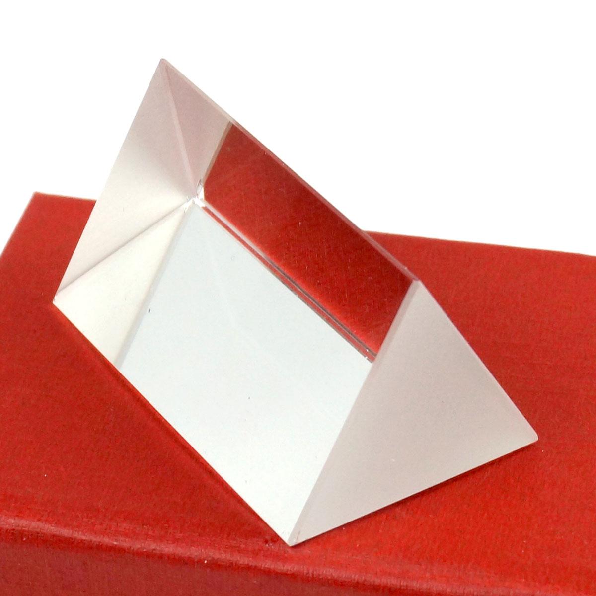 30x30x50mm K9 Crystal Triangular Prism for Teaching Light Spectrum Physics Photo Optical Instruments Rainbow Experiment