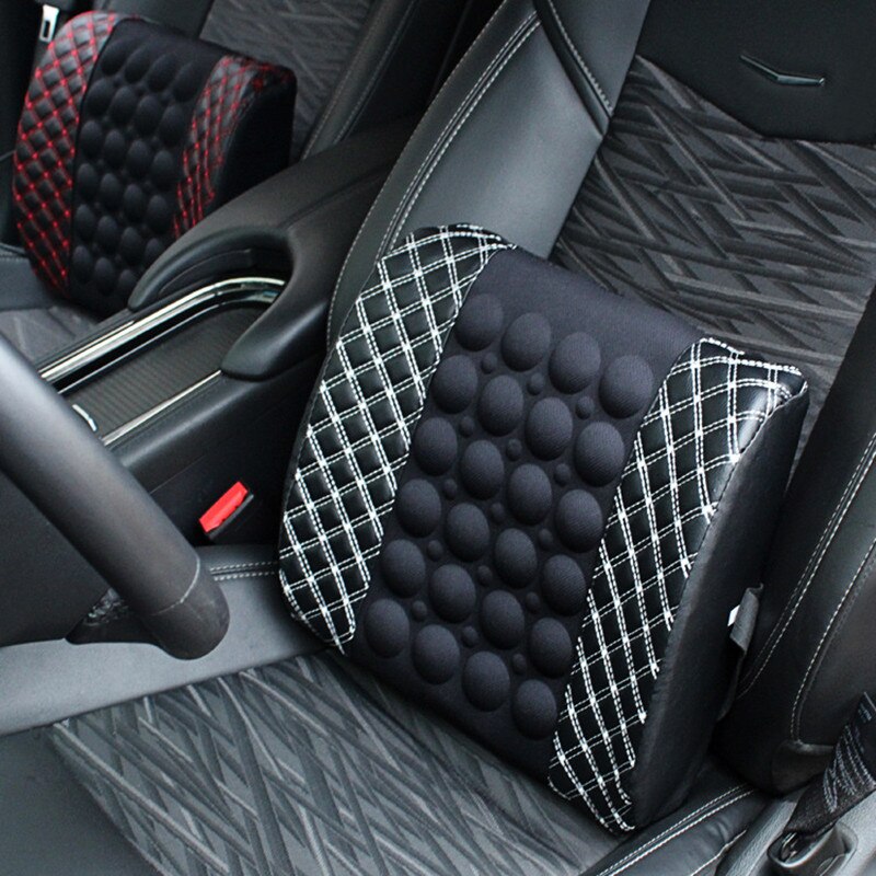 12V Car Massage Lumbar Cushion Car Electric Massage Cushion lumbar Massage Car Seat Back Cushion Waist support