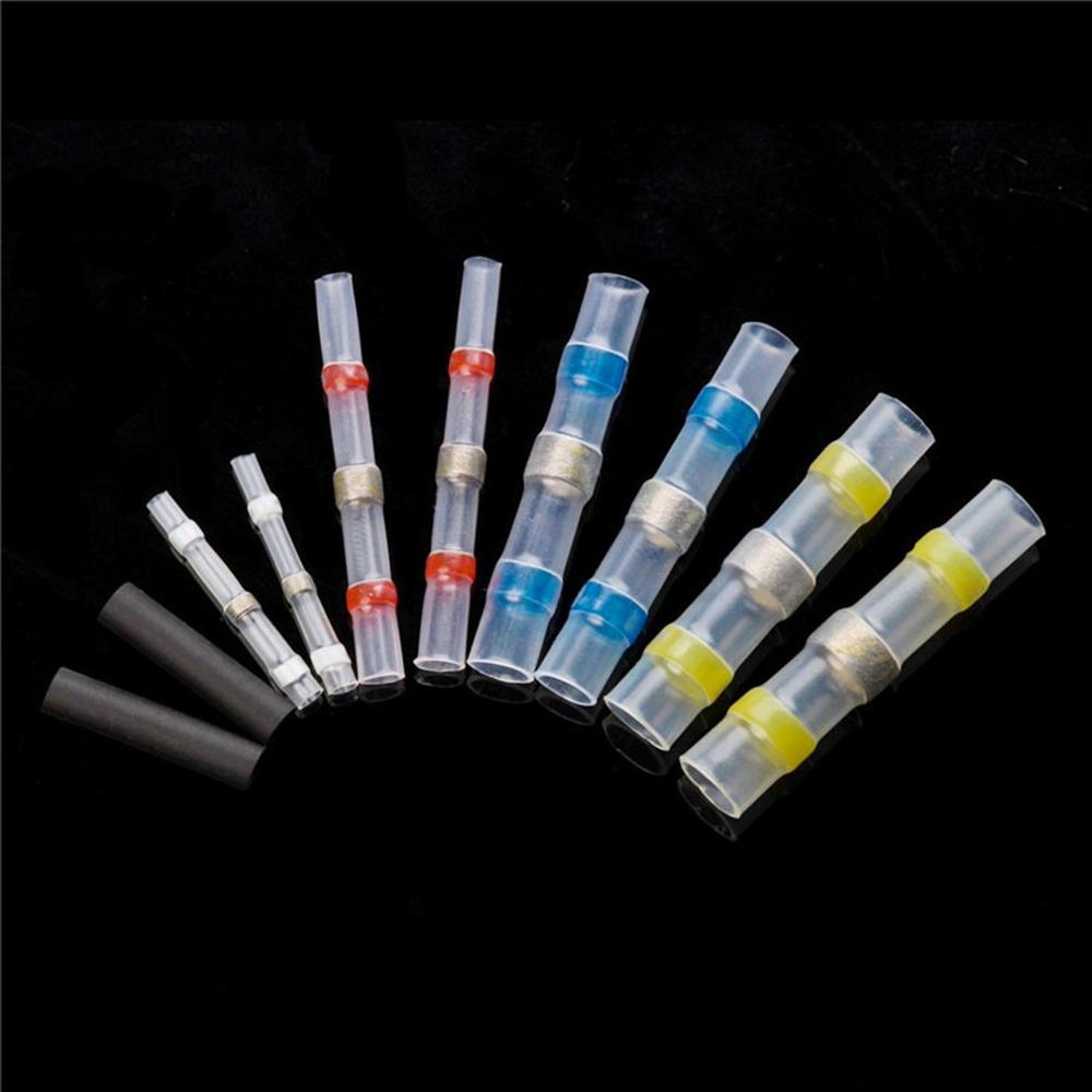 50/100/150/250 pc Boxed Waterproof Solder Ring Heat Shrinkable Joint Terminal Solder Ring Heat Shrinkable Sleeve Terminal
