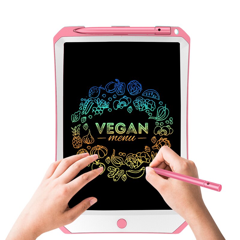 11 pollici A CRISTALLI LIQUIDI variopinta di scrittura tavoletta Scrittura A Mano pad Tavolo Da Disegno Digitale senza carta Blocchetto per Appunti per il regalo del capretto di scrittura lavagna rosa