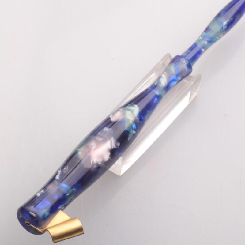 Deluxe Oblique Nib Dip Pen Holder English Antique Copperplate Resin Dip Pen Holder Calligraphy Dip Pen