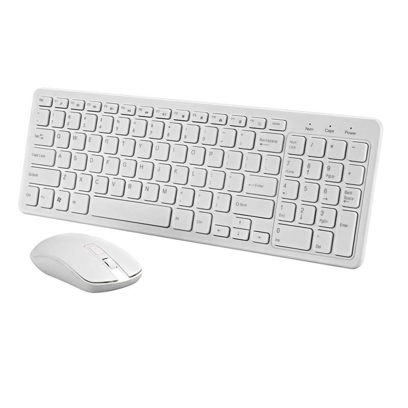 2.4G Optical Wireless Keyboard Mouse Kit Wireless Mouse Usb Receiver Combo For Pc Laptop Portable Ultra Thin Office Suit